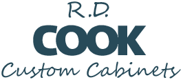 RD COOK Custom Cabinets Logo