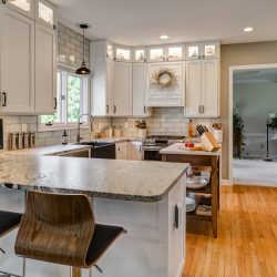 Photo of Custom kitchen cabinets and countertop