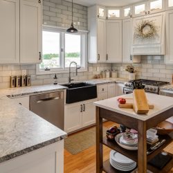 Photo of Custom kitchen cabinets and countertop